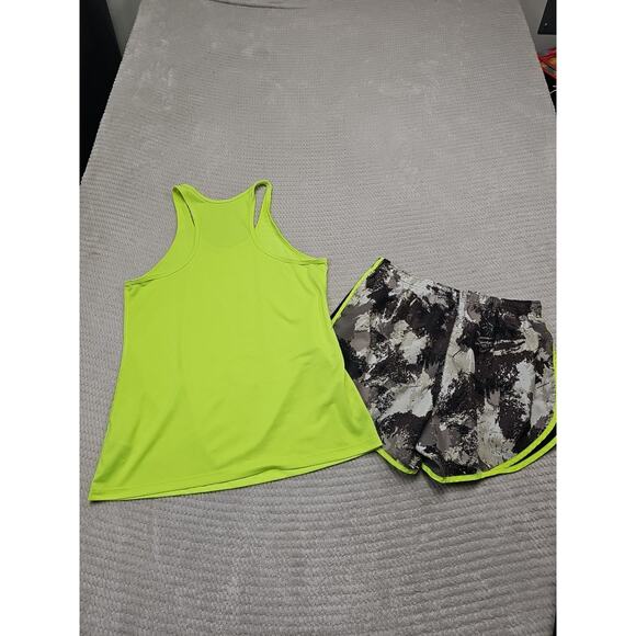 Nike Shorts & Tank Womens Large Active Lined Running Shorts Racerback Tank - Picture 10 of 11
